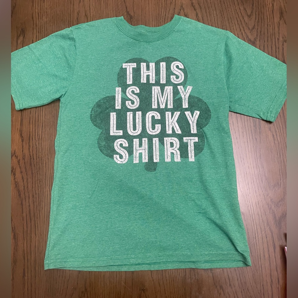 Boy’s Green Kids T-Shirt - Lucky Shirt